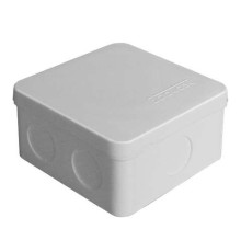 Коробка распределительная ОП 84х84х45мм IP54 7 выходов без гермовводов крышка защелкивающаяся сер. Epplast 125102