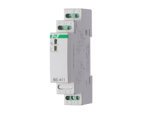 Реле импульсное BIS-411 (230В 16А 1Р монтаж на DIN-рейке 35мм) F&F EA01.005.001