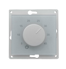Термостат механический Th-HF-G-W 16А 3.6кВт для теплых полов датчик пола с возможн. установкой в рамку Schneider Glossa бел. EXTHERM Th-HF-G-W