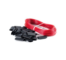 Комплект крепежа в водосточную трубу в 1 нитку 20 м (трос+крепежи) EXTHERM DRAIN/1