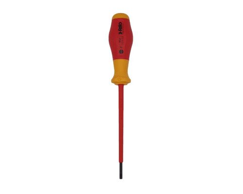 Отвертка диэлектрическая шлицевая SL3.0х0.5х100 Felo 91303090
