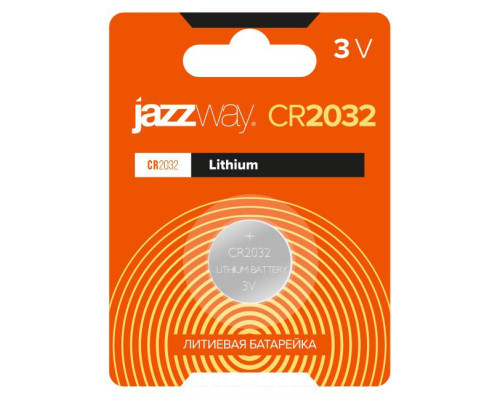 Элемент питания литиевый CR2032 3В BL-1 (блист.1шт) JazzWay 2852892