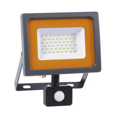 Прожектор светодиодный PFL-SC SENSOR 30Вт 6500К IP54 190-260В закален. матов. стекло JazzWay 5001411