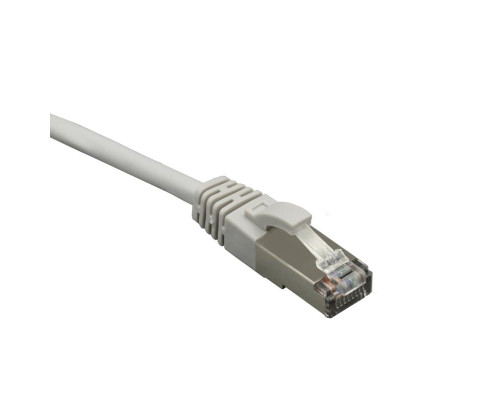 Патч-корд FTP кат.5E 4х2 26AWG (7х0.16мм) Cu LSZH сер. 0.5м SUPRLAN 10-0715