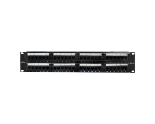 Патч-панель UTP 48хRJ-45 кат.5E 2U 19дюйм SUPRLAN 10-0405