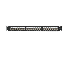Патч-панель FTP 24хRJ-45 кат.5E 1U 19дюйм SUPRLAN 10-0402