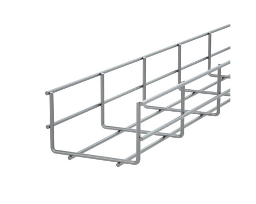 Лоток проволочный 100х60 L3000 сталь 4мм PL60-100-3000 оцинк. КМ LO0661