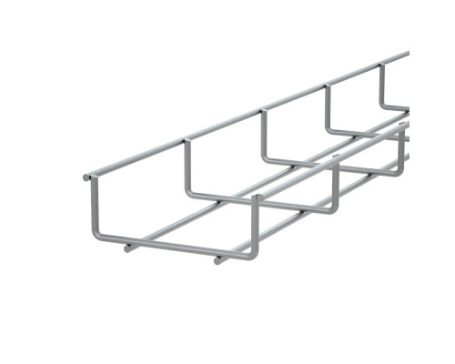Лоток проволочный 100х35 L3000 сталь 4мм PL35-100-3000 оцинк. КМ LO0650