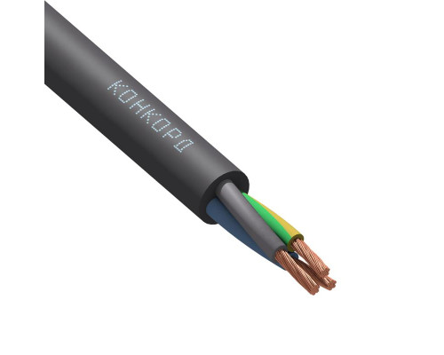 Кабель КГтп-ХЛ 3х2.5 (N PE) 380/660-3 (уп.100м) Конкорд 932