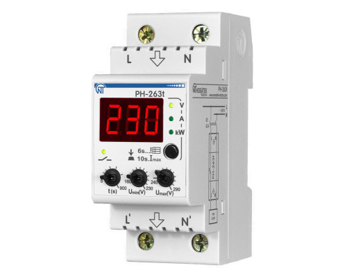 Реле напряжения PH-263 T НовАтек-Электро 3425600263т
