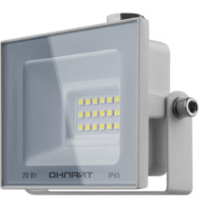 Прожектор светодиодный 90 133 OFL-20-6K-WH-IP65-LED 20Вт 6000К IP65 1600лм бел. ОНЛАЙТ 90133