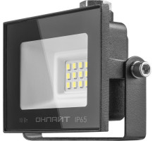 Прожектор светодиодный 71 656 OFL-10-4K-BL-IP65-LED 10Вт 4000К IP65 800лм черн. ОНЛАЙТ 71656