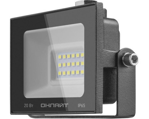 Прожектор светодиодный 61 946 OFL-20-4K-BL-IP65-LED 20Вт 4000К IP65 1600лм черн. ОНЛАЙТ 61946