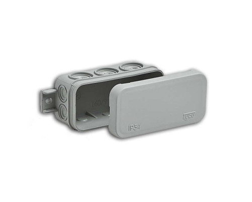 Коробка распределительная ОП 43х80х35мм IP54 10 вводов сер. Ruvinil 67091
