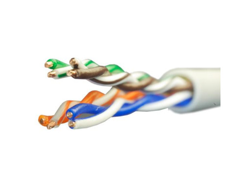 Кабель витая пара U/UTP кат.5E 4х2х24AWG solid CU PVC Standart (м) SUPRLAN 01-0328-9