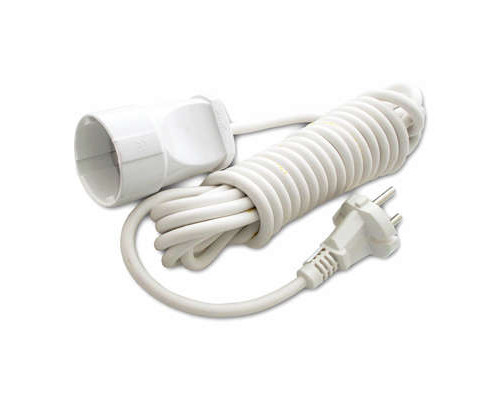 Удлинитель-шнур 1х5м без заземл. 6А IP44 УШ-6 ПВС 2х0.75 UNIVersal 5568953
