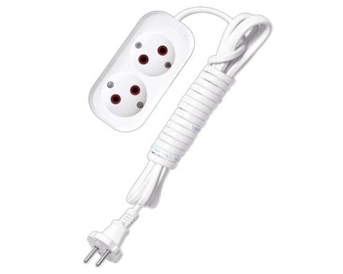 Удлинитель 2х3м без заземл. 6А IP20 У6-011 ШВВП 2х0.75 UNIVersal 9631912