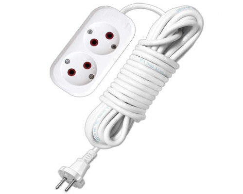 Удлинитель 2х10м без заземл. 10А IP20 У6-011М ПВС 2х1 UNIVersal 011М-10