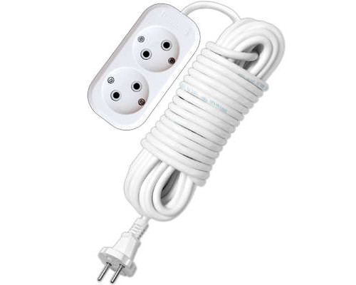 Удлинитель 2х10м без заземл. 10А IP20 Е-202 ПВС 2х1 АБС-пластик UNIVersal 9634265
