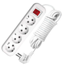 Удлинитель 4х7м с заземл. 10А IP20 S-304 ПВС 3х1 с выкл. UNIVersal 9631992