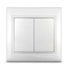 Выключатель 2-кл. СП Севиль 10А IP20 бел. UNIVersal С0023