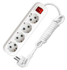 Удлинитель 4х2м с заземл. 16А IP20 S-304 ПВС 3х1 с выкл. UNIVersal 9634419