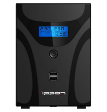 Источник бесперебойного питания Smart Power Pro II Euro 1200 720Вт 1200В.А черн. IPPON 1029740