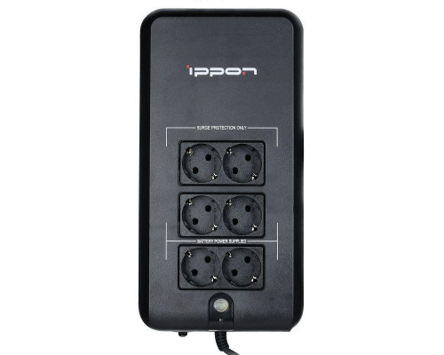 Источник бесперебойного питания Back Verso 800 420Вт 800В.А черн. IPPON 751623