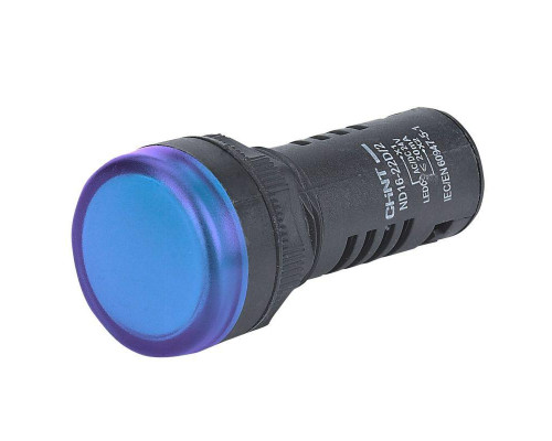Индикатор помехозащищенный ND16-22D/4K2 син. AC 230В (R) CHINT 146695