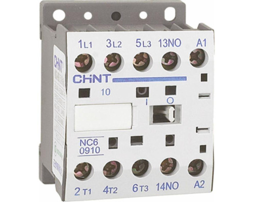 Контактор NC6-0610 6А кат. 230В AC 1НО (R) CHINT 247440