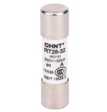 Вставка плавкая цилиндрическая RT28-32 6А 10х38 CHINT 520252