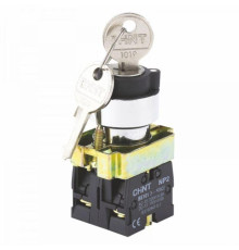 Переключатель NP2-BG41 2 полож. с возвратом 1НО IP40 CHINT 573767