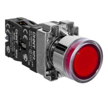 Кнопка управления NP2-BW3461 1НО красн. AC/DC 230В(LED) IP40 (R) CHINT 574080