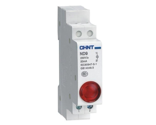 Индикатор ND9-1/r AC/DC 230В (LED) (R) красн. CHINT 594113