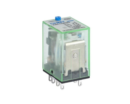 Реле промежуточное с кнопкой тестирования NJDC-17(D)/4ZS 4 конт. с инд. LED 3А AC 24В CHINT 651105