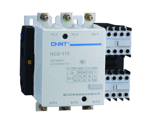 Контактор NC2-115 115А кат. 380-415В AC AC-3 (R) CHINT 671690