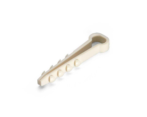 Дюбель-хомут ДХП 12-6 нейлон бел. (уп.100шт) Fortisflex 57159