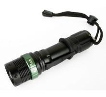 Фонарь аккумуляторный E142 CREE 3Вт фокус 3 режима 220В пластик. черн. (бокс) Ultraflash 12187