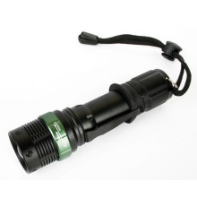 Фонарь аккумуляторный E142 CREE 3Вт фокус 3 режима 220В пластик. черн. (бокс) Ultraflash 12187