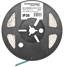 Лента светодиодная 71 703 NLS-3528WW60-4.8-IP20-12V-Pro R5 4.8Вт/м (уп.5м) тепл. бел. Navigator 71703