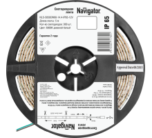 Лента светодиодная 71 769 NLS-5050CW60-14.4-IP65-12V R5 14.4Вт/м (уп.5м) Navigator 71769