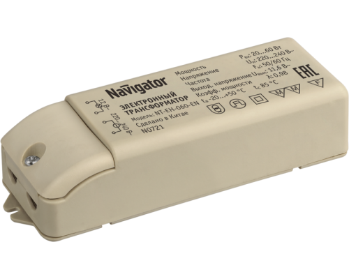 Трансформатор 94 432 NT-EH-060-EN IP44 для низковольтных галогенных ламп NAVIGATOR 94432