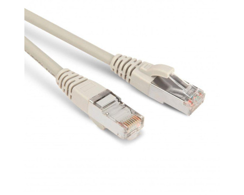 Патч-корд PC-LPM-STP-RJ45-RJ45-C5e-0.5M-LSZH-GY F/UTP экран. кат.5e LSZH 0.5м сер. Hyperline 42307