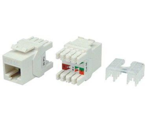 Вставка Keystone Jack RJ-45(8P8C) категория 5e тип 180град. KJ8-8P8C-C5e-180-WH бел. Hyperline 426192