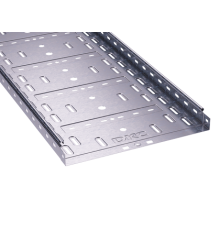 Лоток листовой перфорированный 400х100 L3000 сталь 1мм DKC 35345
