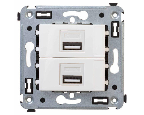 Устройство зарядное USB СП Avanti "Белое облако" DKC 4400543