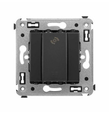Диммер кнопочный СП для LED ламп Avanti "Черный матовый" DKC 4412343