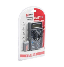Мультиметр цифровой M832 Master EKF In-180701-bm832