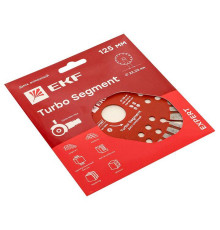 Диск алмазный Turbo Segment 125х22.23мм Expert EKF dd-125ts
