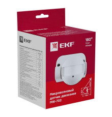 Датчик движения микроволновый MW-702 1200Вт 180гр. до 15м IP44 бел. PROxima EKF dd-mw-702